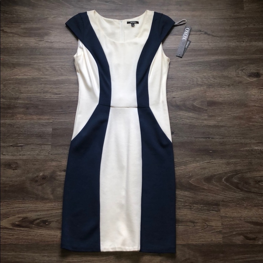 🆕 NWT XOXO Sheath Color Block Dress